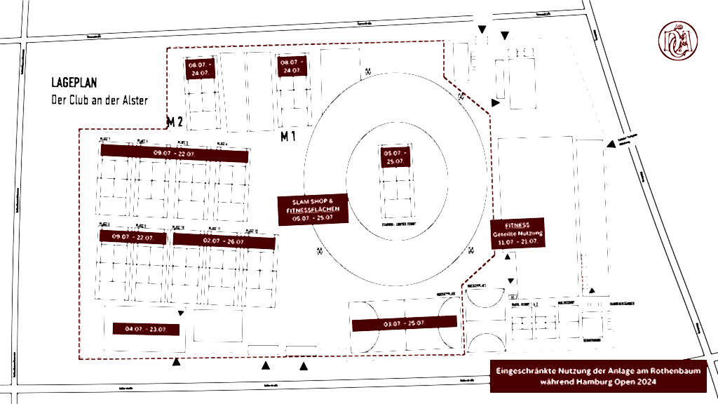 DCadA Lageplan Hamburg Open 2024